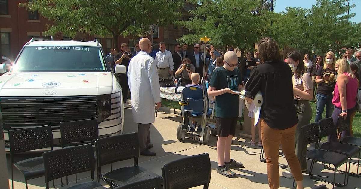 Young cancer patients paint vehicle as UPMC Children’s Hospital receives $100K grant – WPXI