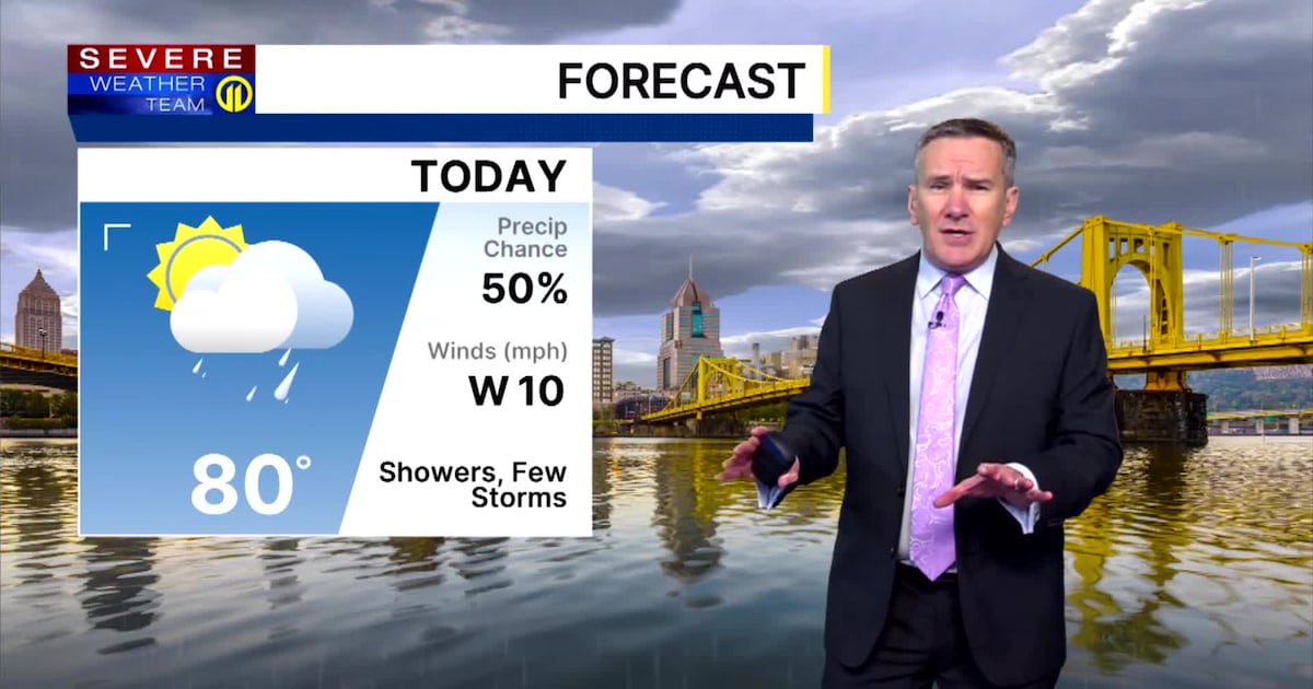 Scattered showers, storms could disrupt your Thursday plans – WPXI
