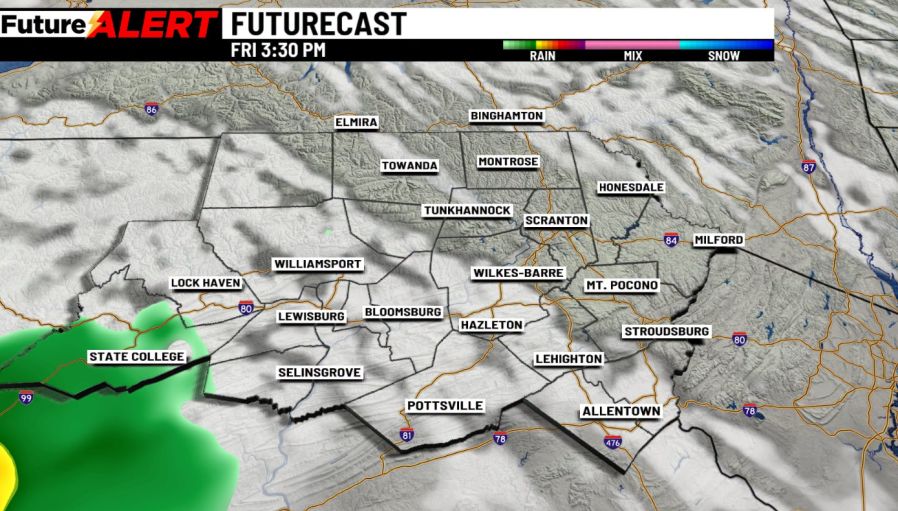 Pennsylvania weather: Sun, clouds, isolated shower possible