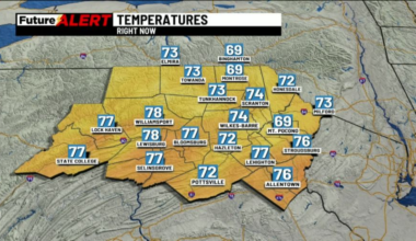 Pennsylvania weather: Quiet holiday weekend, low 50s