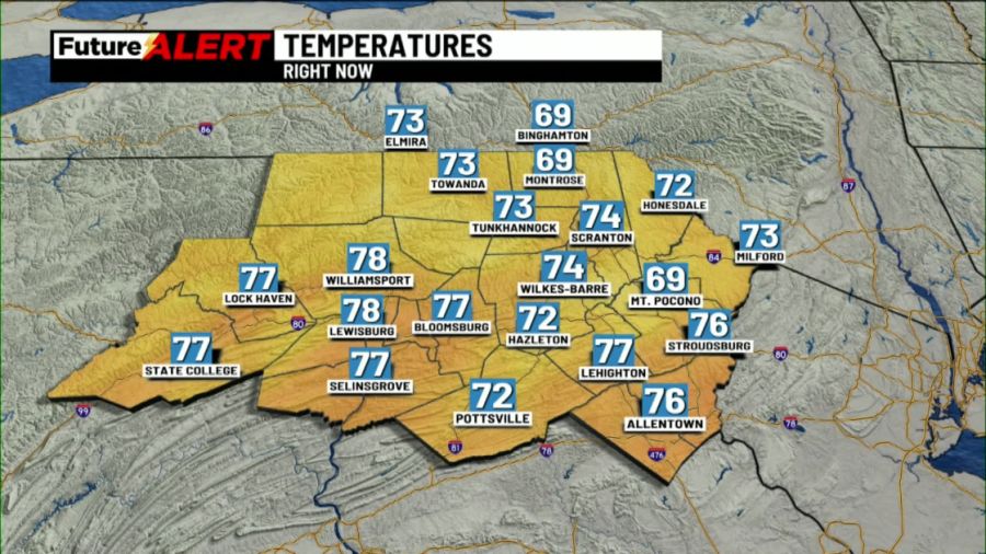 Pennsylvania weather: Quiet holiday weekend, low 50s