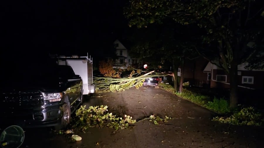 Storm causes massive power outages, damage across Erie County