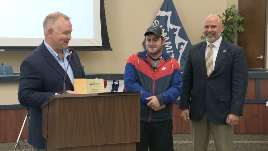 Erie man presented with Keep PA Beautiful for litter clean up efforts