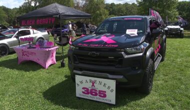 Car enthusiasts rally in Scranton to aid woman with breast cancer