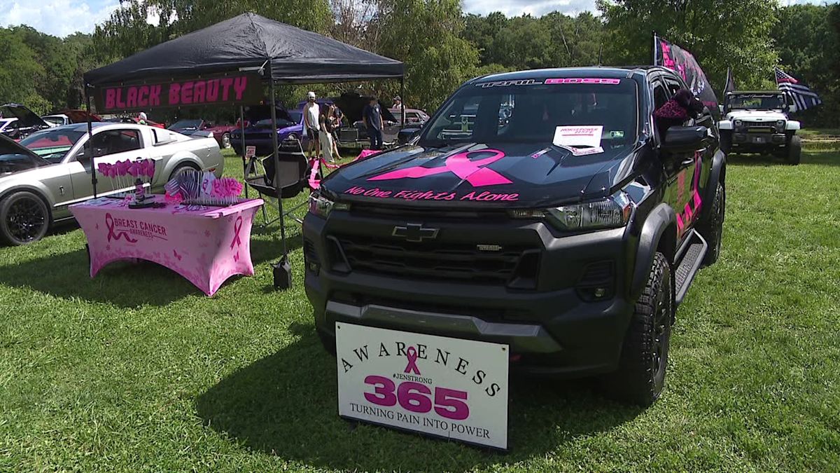 Car enthusiasts rally in Scranton to aid woman with breast cancer