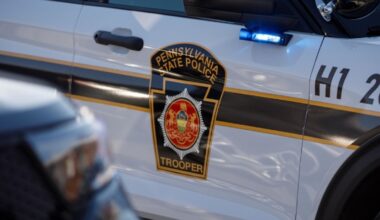 Pennsylvania State Police respond to a water rescue incident on the Susquehanna River Friday