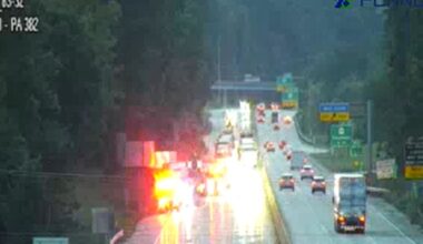 Newberry Township Fire Department and Pennsylvania State Police respond to hazmat incident on I-83 Friday