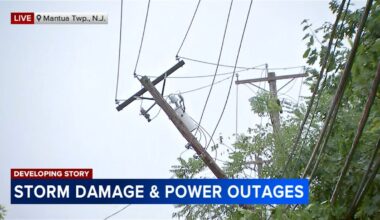 Thousands without power after severe storms sweep through Philadelphia region