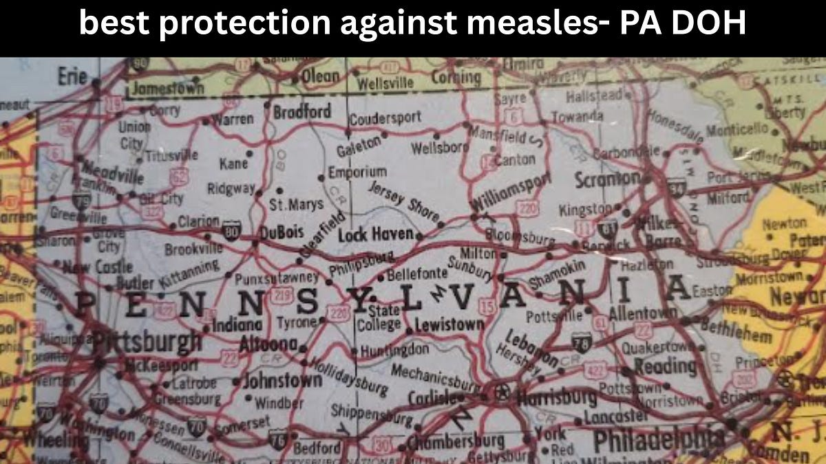 Pennsylvania now leads the US in measles