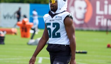 Eagles rule out prized offseason acquisition Jonathan Greenard for Week 1 with pectoral injury
