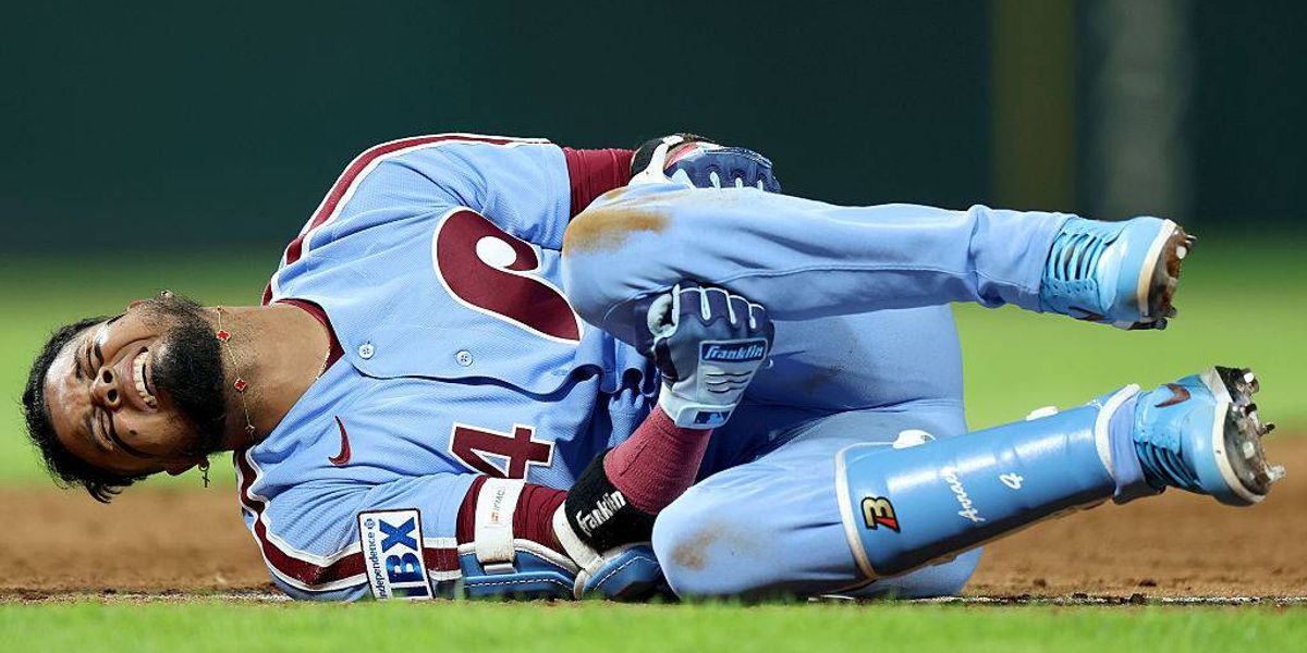 Luis Arraez suffers sprained left ankle as Phillies falter again with chance to clinch playoff spot