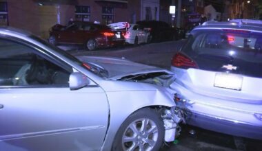 Driver slams into several parked cars in Fairhill section of Philadelphia, police say
