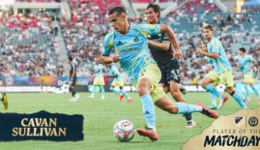 Philadelphia Union Midfielder Cavan Sullivan Voted MLS Player of the Matchday for Matchday 26
