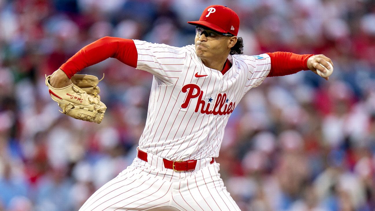 Phils star pitcher Luzardo undergoes MRI; no serious damage found