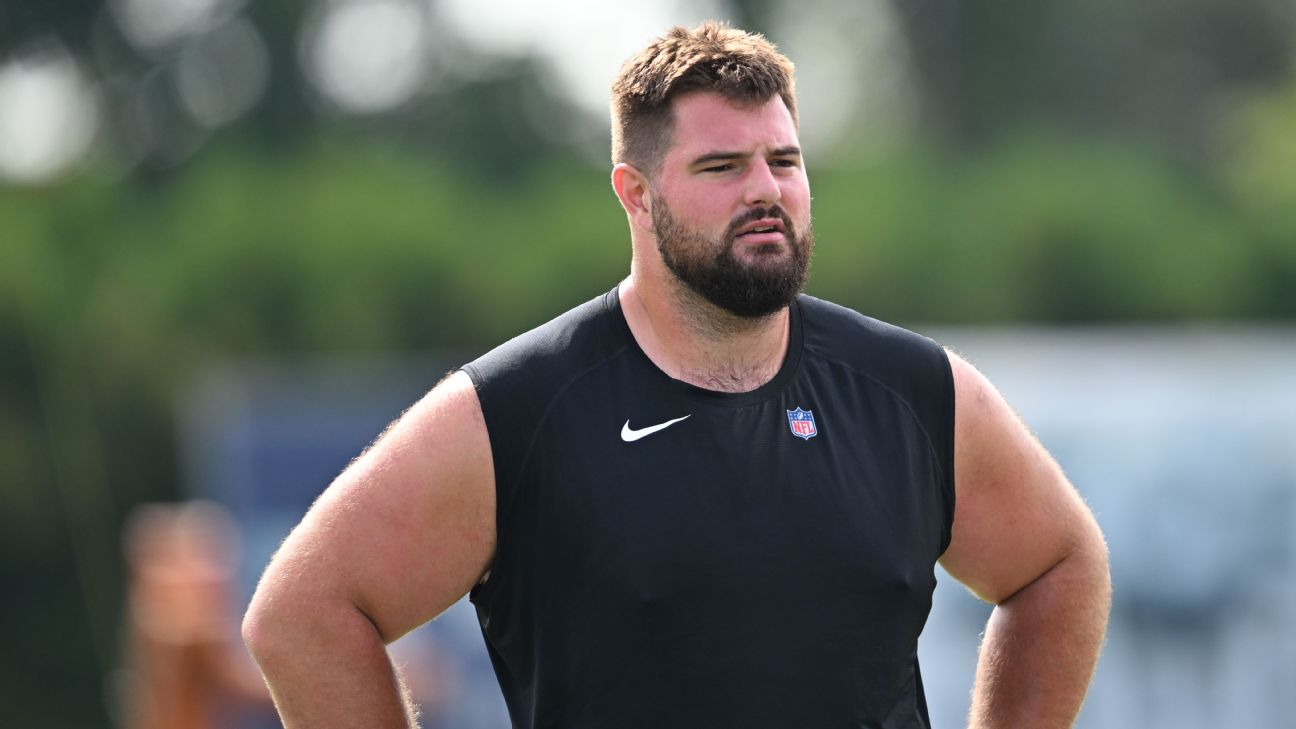 Eagles placing LG Landon Dickerson (knee) on injured reserve