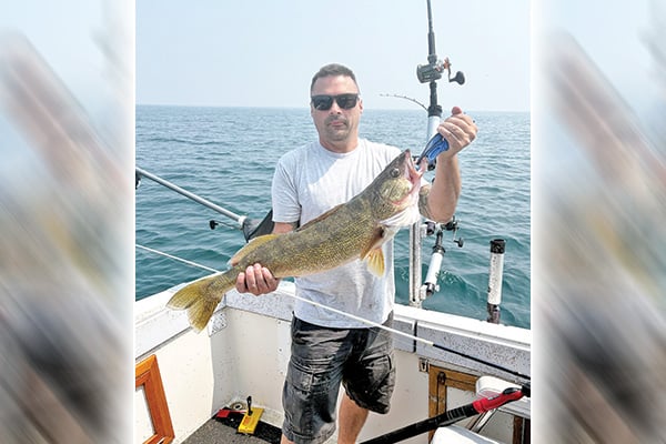 New York waters of Lake Erie delivers both walleyes and inclement weather at Sunset Bay Walleye Shootout