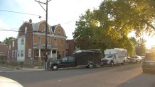 Philadelphia police and the FBI work inside 417 Chew Ave. on Tuesday, Sept. 29, 2026.
