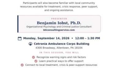 Suicide Prevention Month events – Lehigh Valley Press