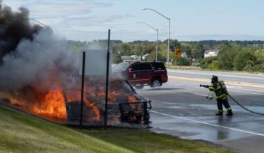 Emergency crews respond to crash, vehicle fire on Hamilton Boulevard – Lehigh Valley Press