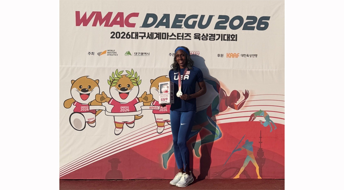 Four-Time Olympian Joetta Clark Diggs Wins World Masters Silver and Sets American Record in Daegu