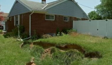 Allentown, Pennsylvania family running out of time to save home after sinkhole forms
