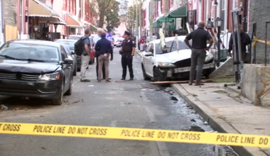 83-year-old woman hit by stray gunfire while on porch of North Philadelphia home