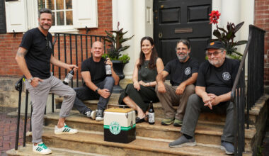 Pictured are (from left) Wayne Humphrey, Steven Grasse, Kayla Anthony, Tim Montague and George Hummel.