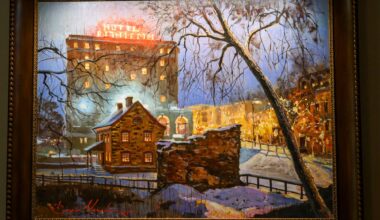 Kirkland Village residents welcome new art of historic Bethlehem photos