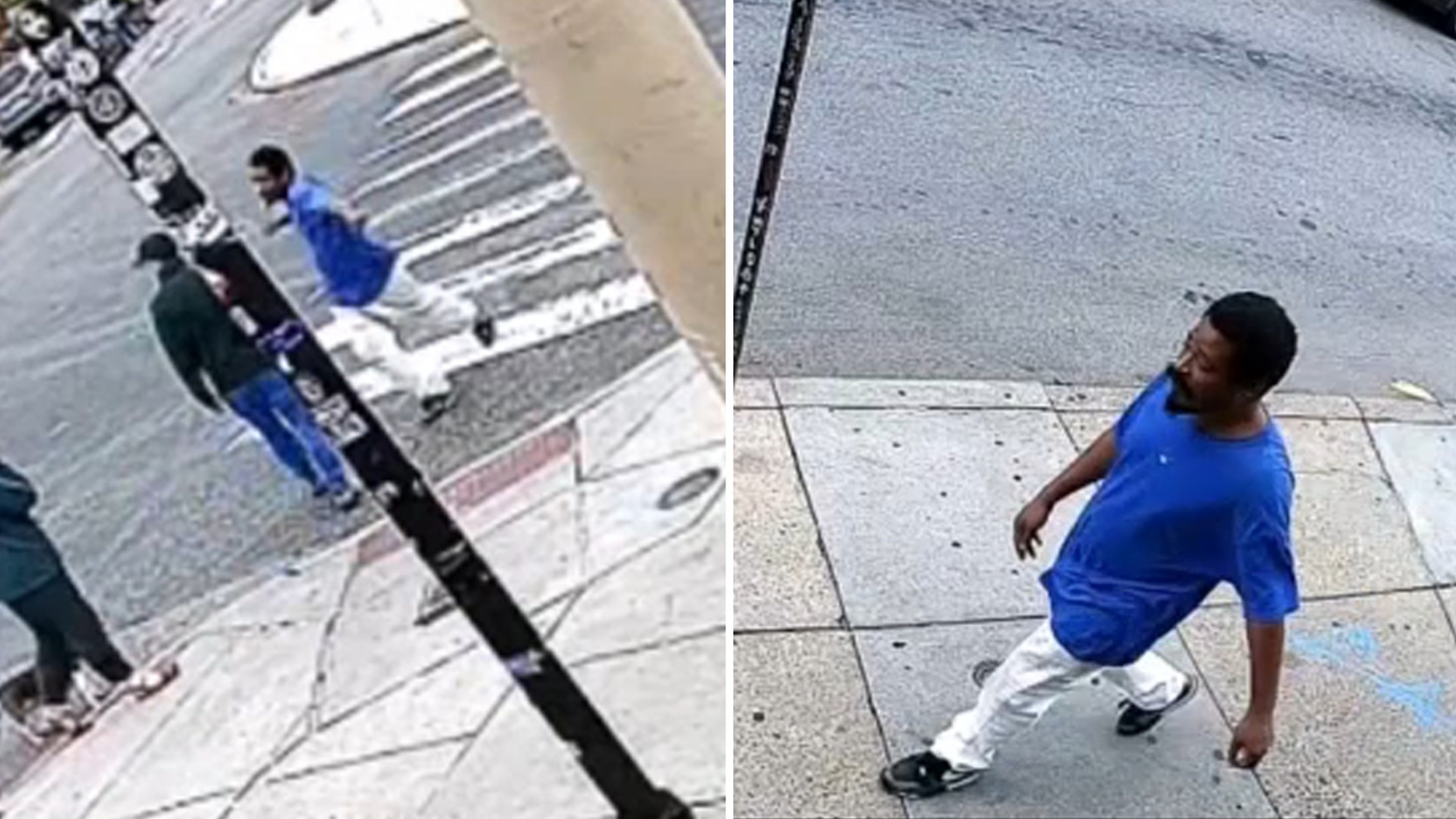 Video shows suspect wanted for punching man in South Philadelphia