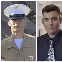 <p>Marine James Wikkerink at age 21.</p>