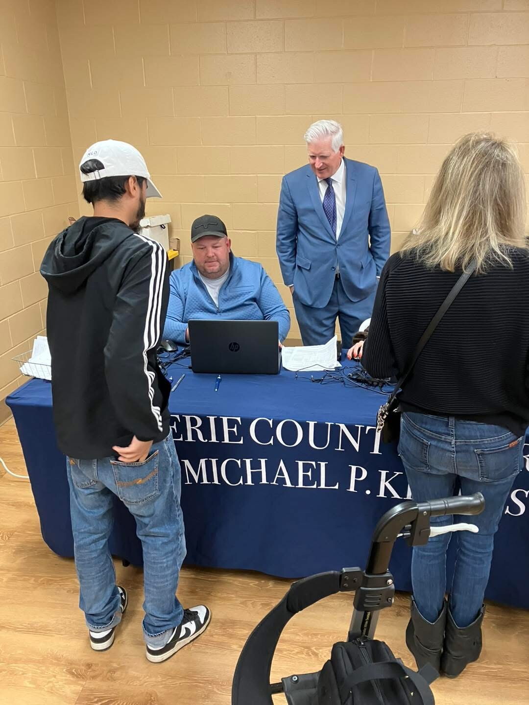 Mickey tabling at event.JPG