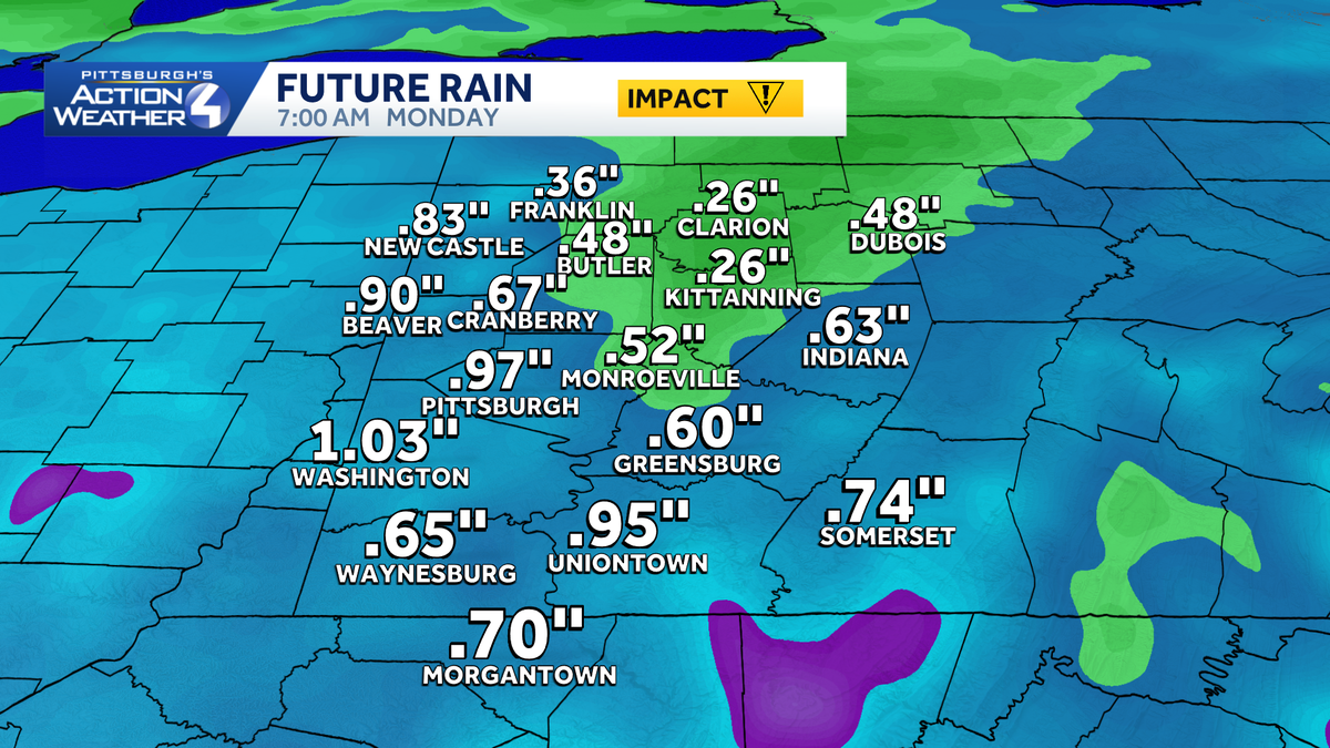Pittsburgh: Impact Day Sunday from Isaias rainfall