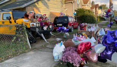 Days after Erie mass shooting, see what memorial scene looks like