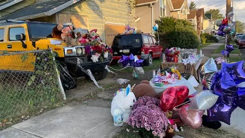 Days after Erie mass shooting, see what memorial scene looks like