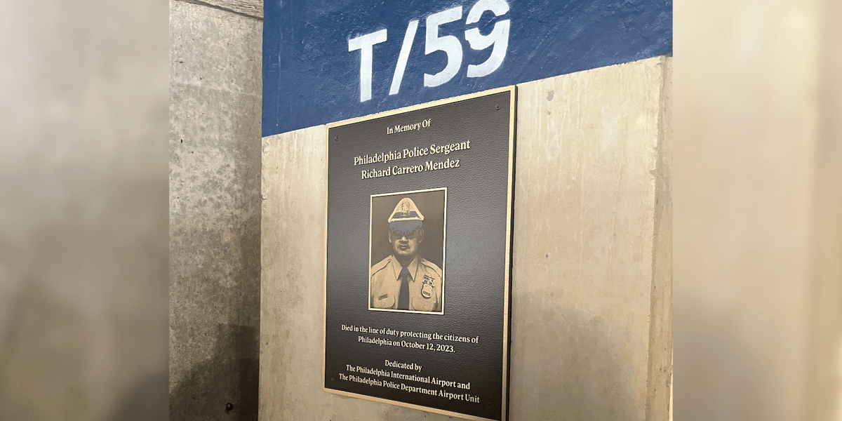 Plaque unveiled 3 years after Philly police officer shot and killed in the line of duty