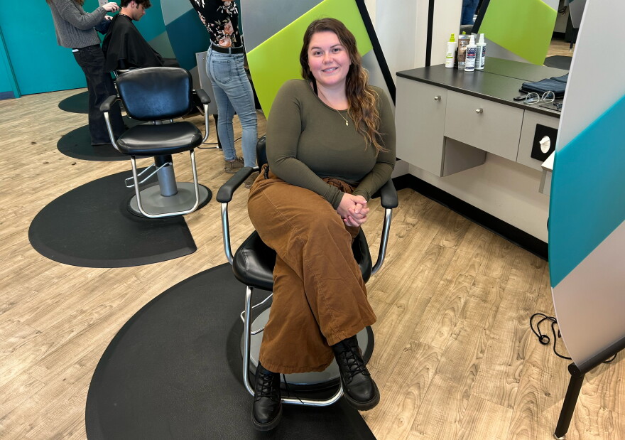 Teya Heller works as a hairstylist and community coordinator at Great Clips in Dickson City.