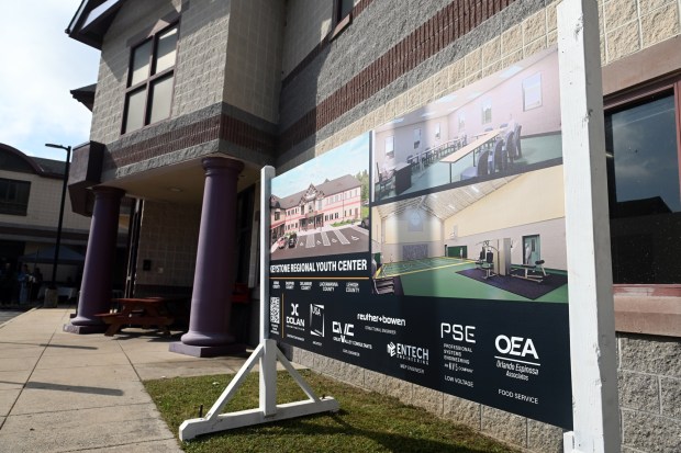 An open house was held at the Keystone Regional Youth Center in Bern Township on Friday. (BILL UHRICH/READING EAGLE)