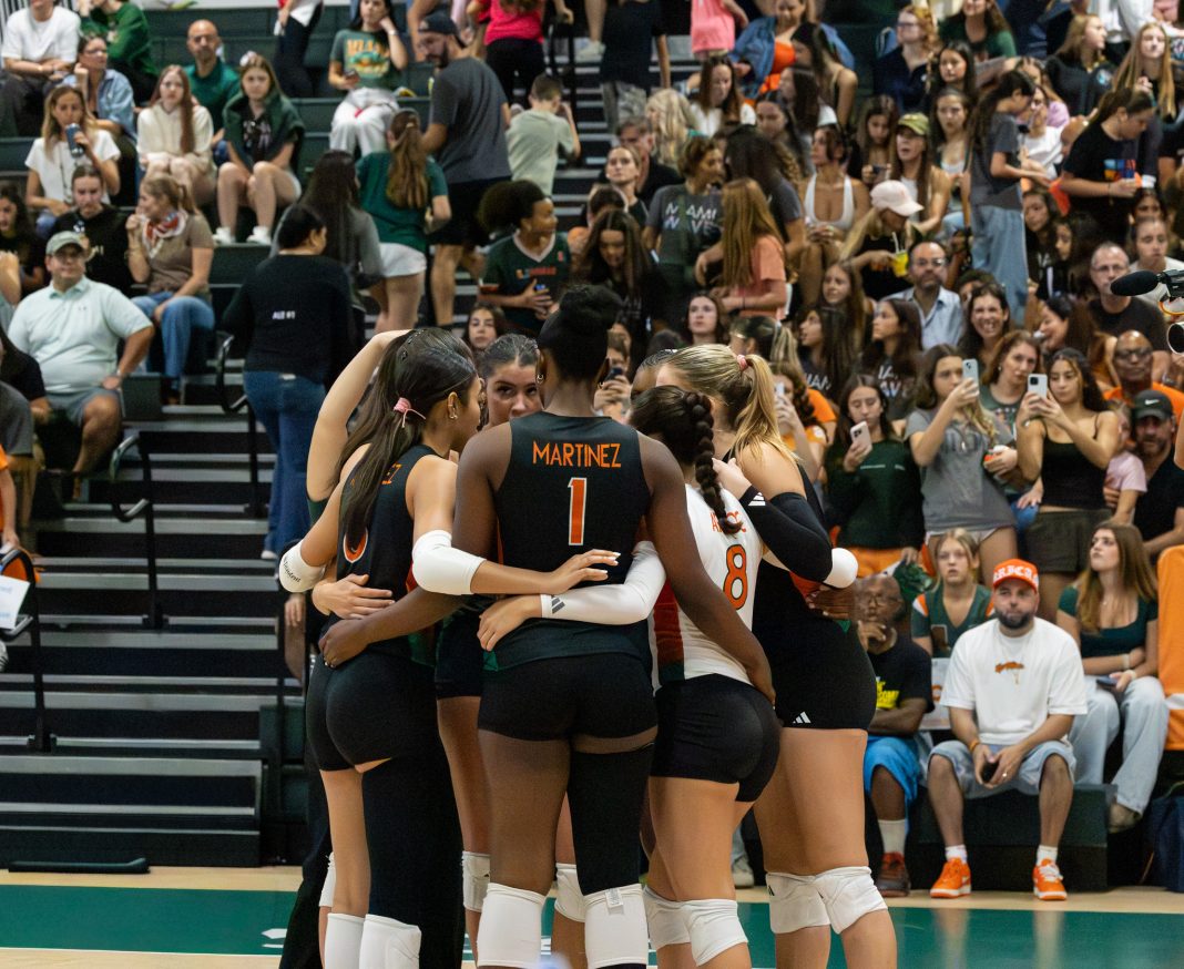 Miami volleyball six-match winning streak snapped against No. 2 Pittsburgh