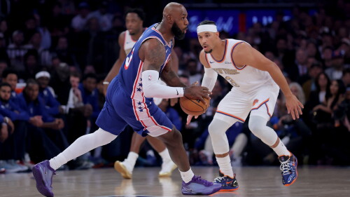 NBA: Philadelphia 76ers at New York Knicks