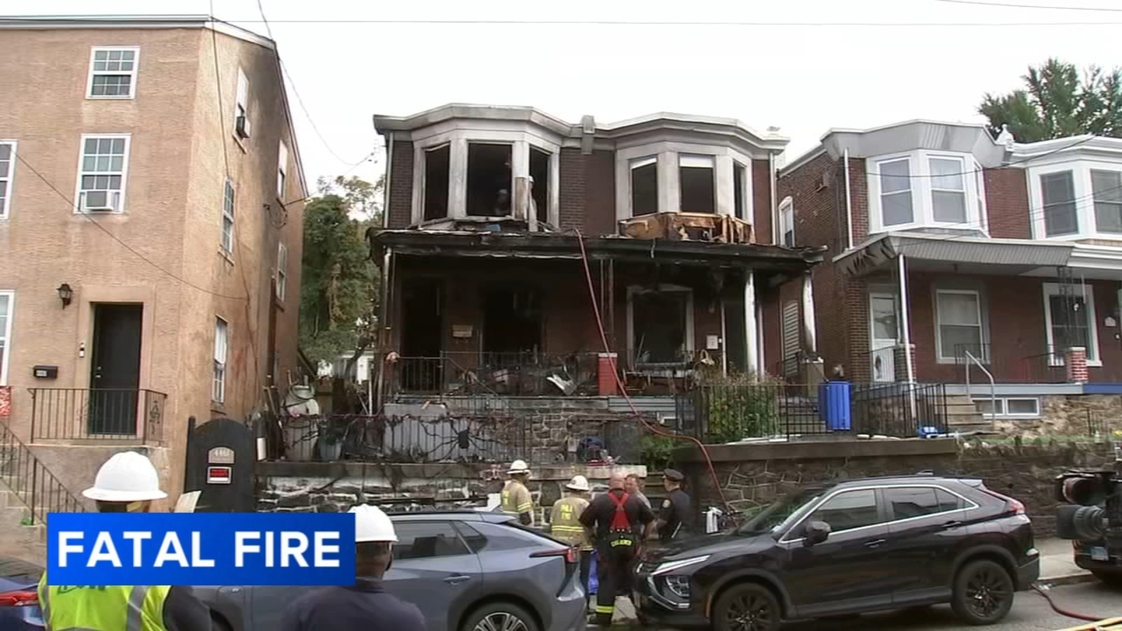 Woman dead after row home fire in the Manayunk section of Philadelphia