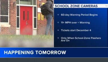 Warning period to begin for speed cameras near Northeast High School