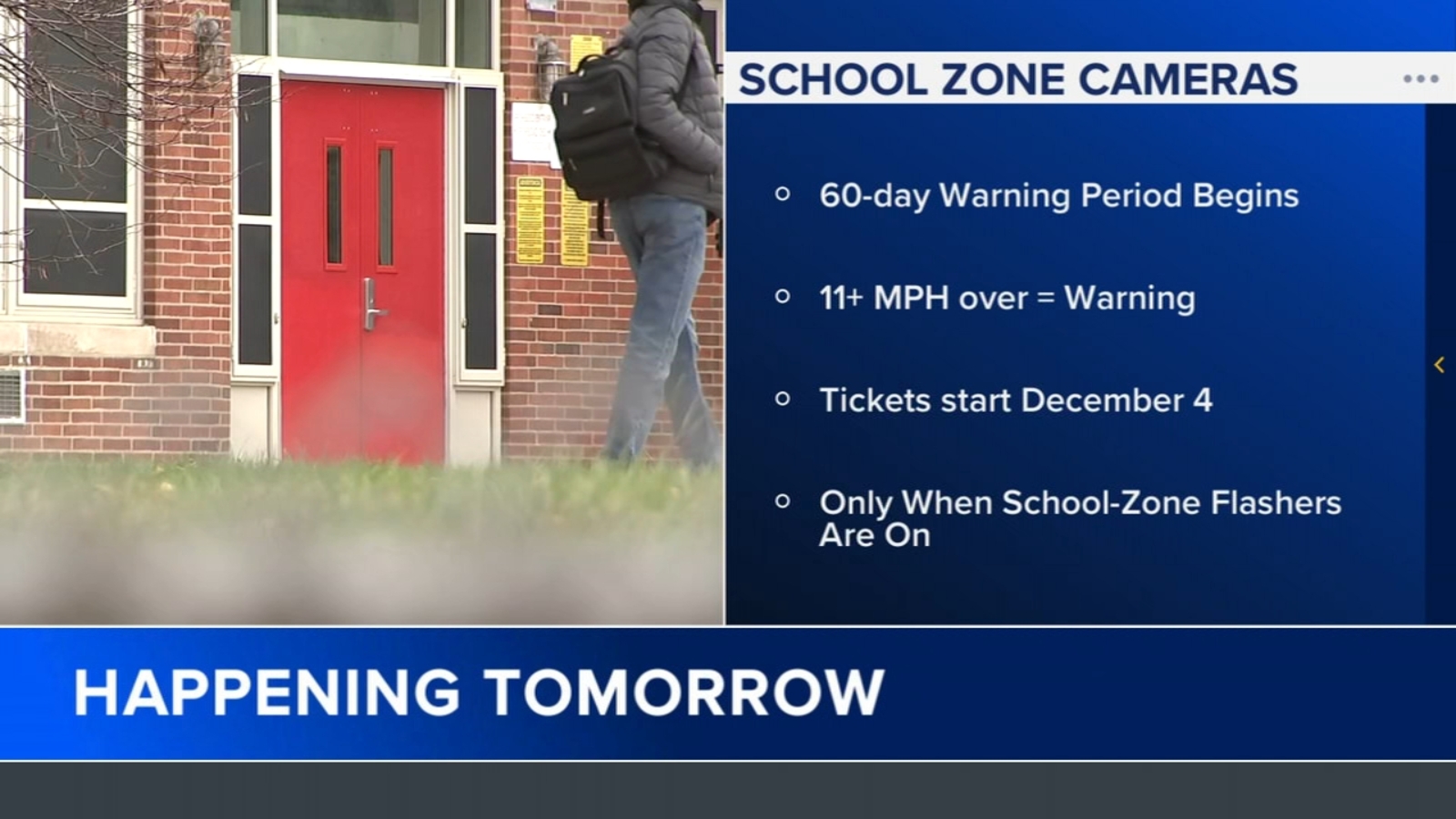 Warning period to begin for speed cameras near Northeast High School