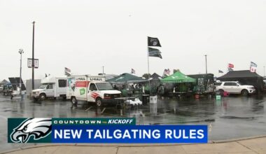 Eagles tailgaters navigate new tailgating rules ahead of Eagles vs. Rams game