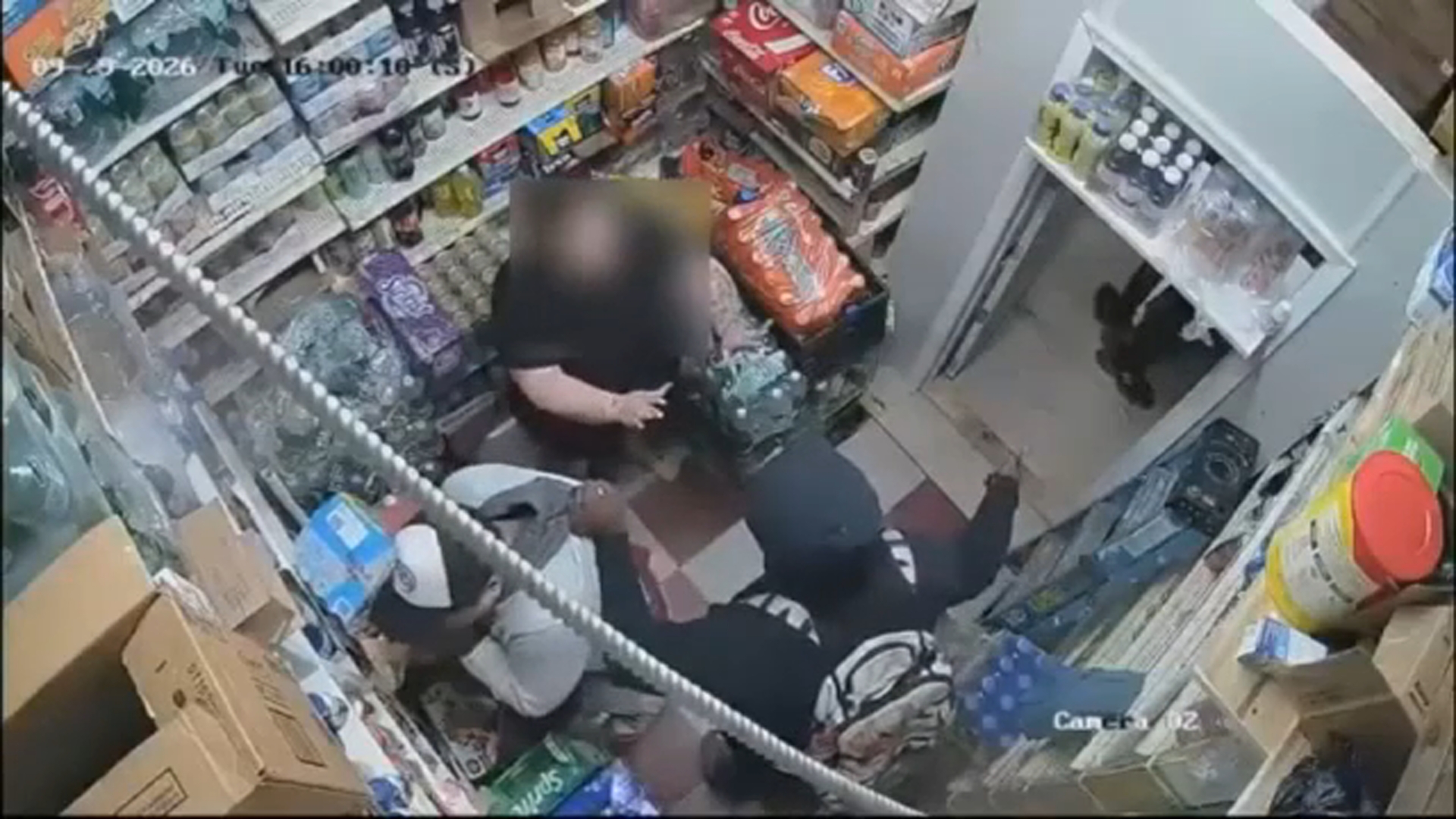 Police released surveillance images of an armed robbery at Diaz Grocery in Philadelphia's Brewerytown section.