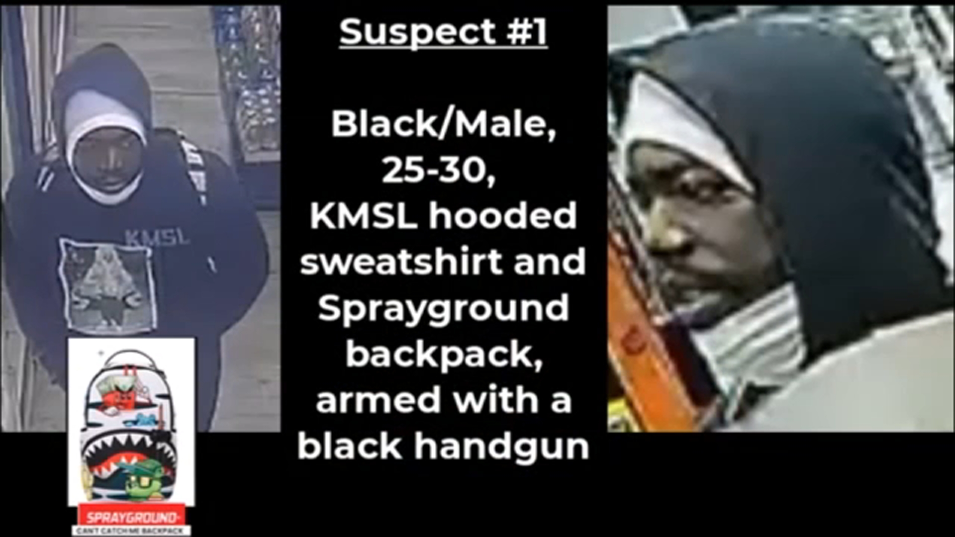 Philadelphia police are looking for three people connected to an armed robbery in the city's Brewerytown section.