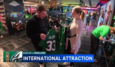 International Birds fans flock to NFL Pro Shop in London for Philadelphia Eagles merchandise