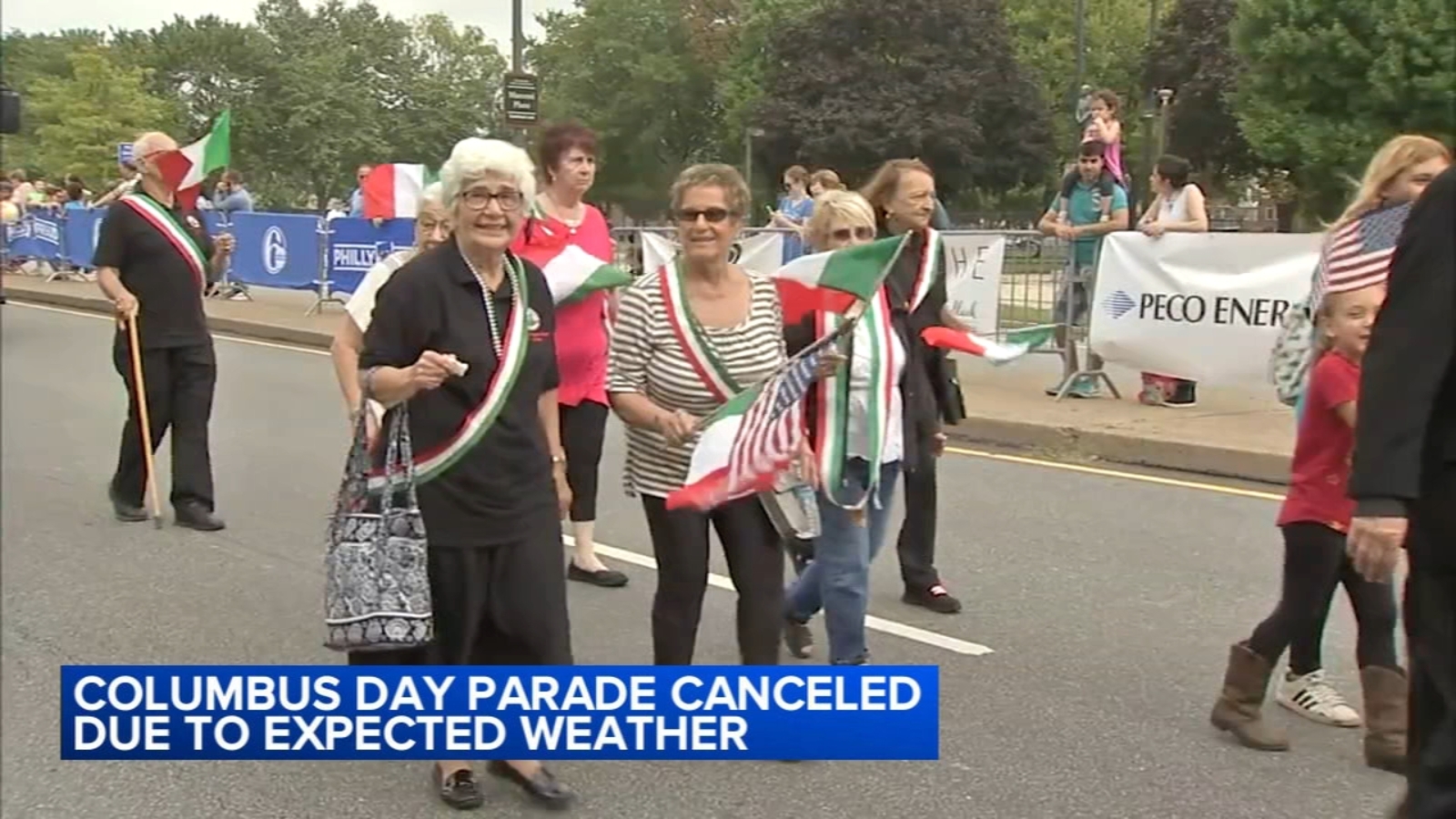 Philadelphia's Columbus Day parade cancelled due to weather conditions