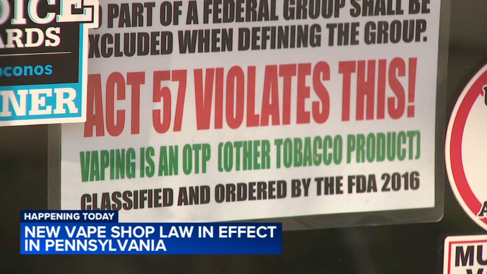 New vape shop law takes effect in Pennsylvania