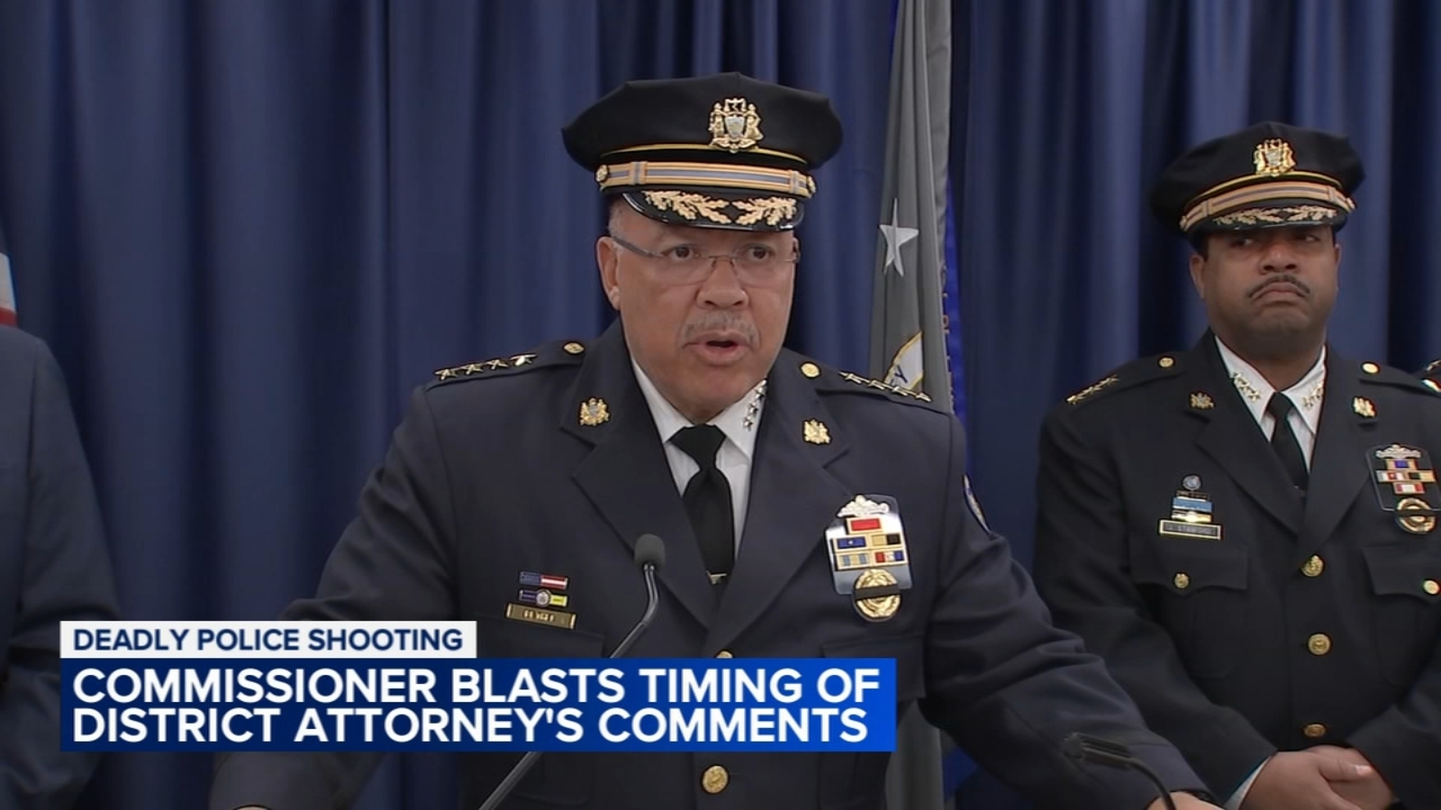 Commissioner Bethel blasts D.A. Krasner over video after deadly shooting of Philadelphia police officer