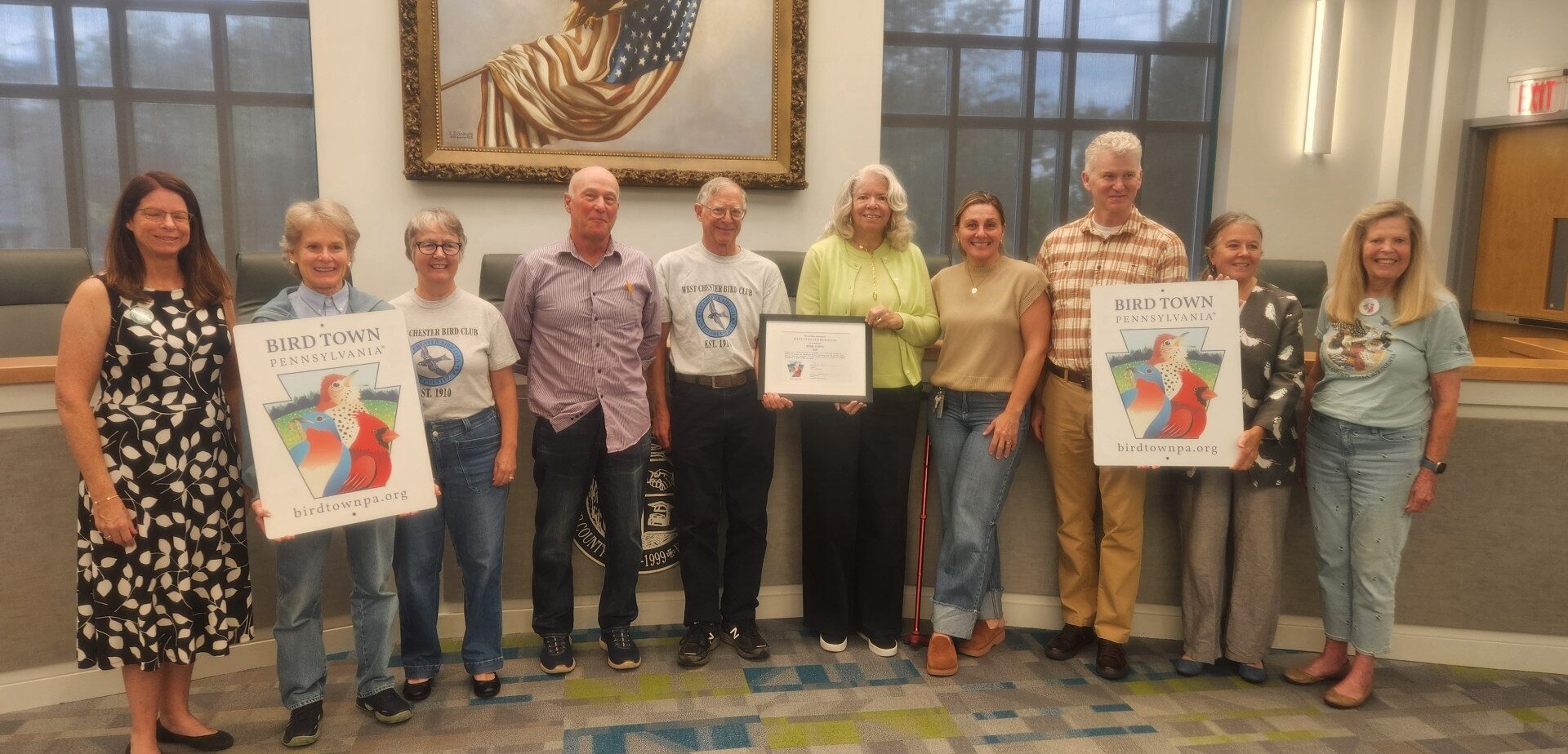 West Chester earns Bird Town Pennsylvania status